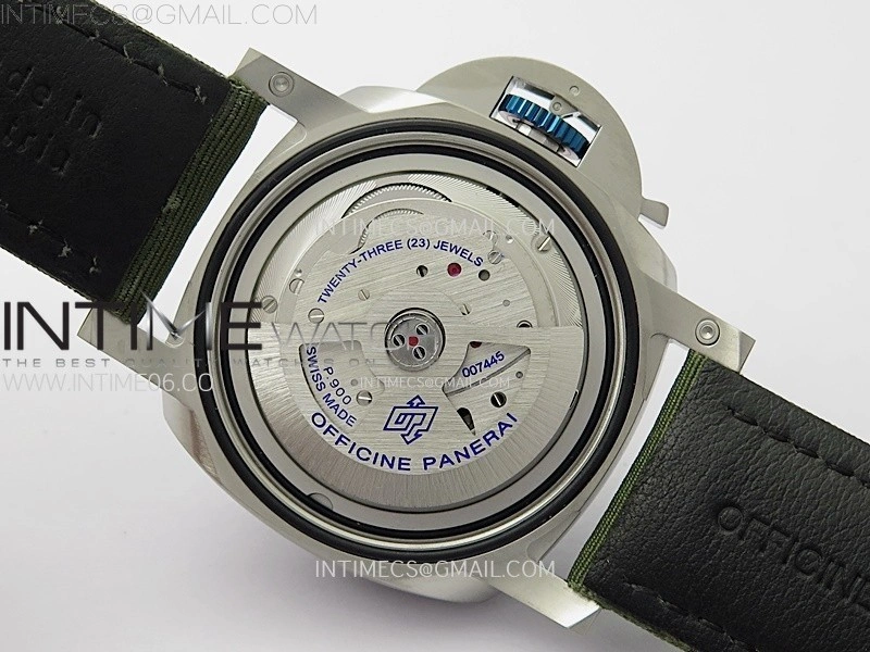PAM1287 V TTF Best Edition Green Dial on Green Leather Strap P.900 Clone